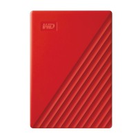 WD - My Passport 2TB External USB 3.0 Portable Hard Drive - Red